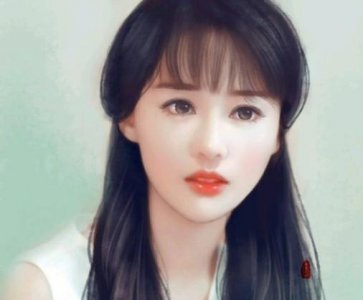 ​4张郑爽现代装手绘图，倾国倾城，美到心坎里了！