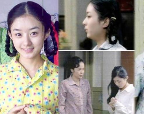 赵丽颖早年照片曝光,整没有整容一眼就看得出来