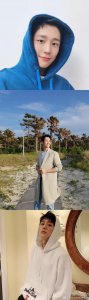 ​男主丁海寅INS私服照合集,笑容温暖如春~☁️☁️