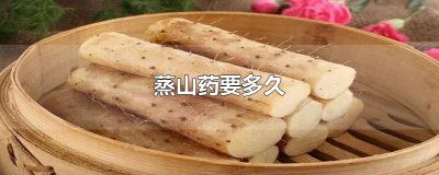 蒸山药要多久