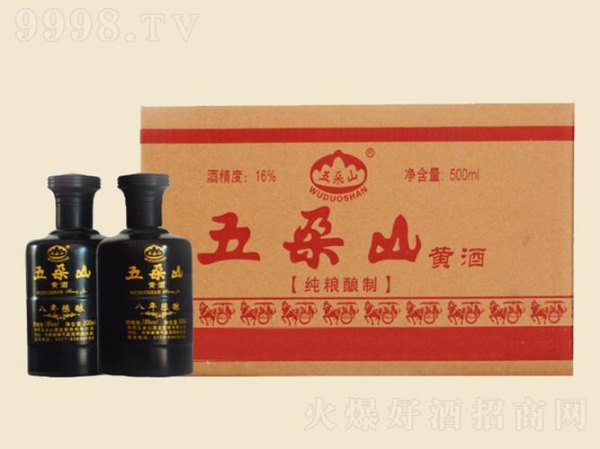 五朵山黄酒多少一箱
