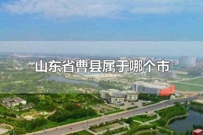 ​山东省曹县属于哪个市(山东省曹县属于哪个市的)