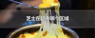 ​芝士一般在超市哪个位置 超市里芝士一般放在哪个区域