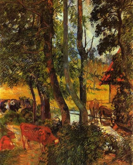 一组法国印象派画家 保罗·高更 作品欣赏