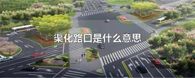 ​渠化路口是什么意思