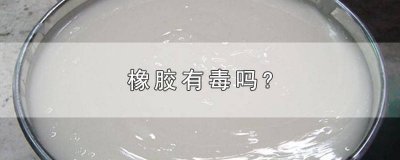 ​丁腈橡胶有毒吗? 丁苯橡胶对人体有害么